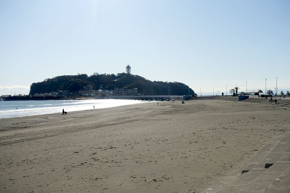 歩いて10分の江の島