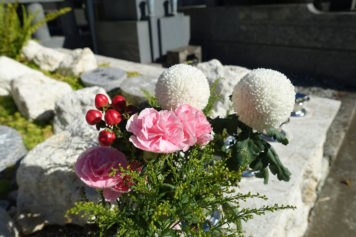 献花のお花