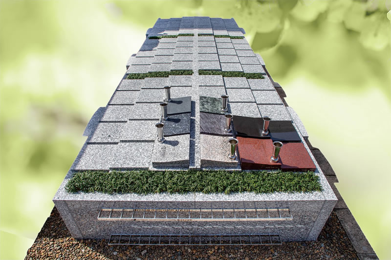 泊舩寺　樹木葬前面